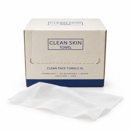 Vanulo Clean Face Towels XL – Einweg-Gesichtstücher (50 Stück)