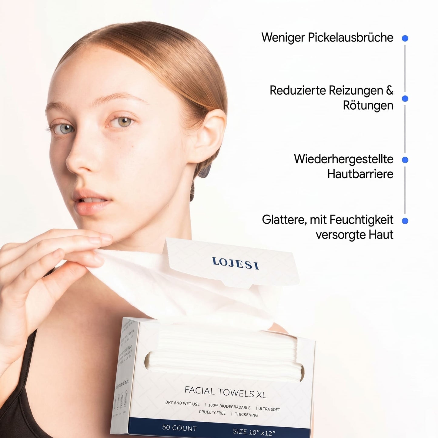 Vanulo® tägliche Gesichtstücher